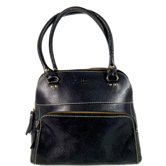 Kate Spade New York Wellesley Maeda Black Leather Top Handle Bag - Picture 1 of 7